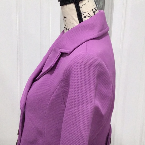 🆕 LIZ CLAIBORNE Double Breasted Blazer Orchid - Picture 6 of 11